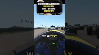 Historic Silverstone was crazy but THIS was MADNESS! #simracing #gaming #shorts