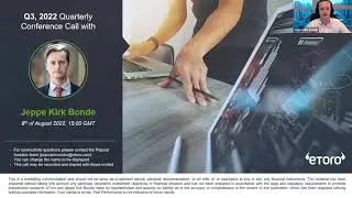 22-Q3 Quarterly Conference Call with Jeppe Kirk Bonde