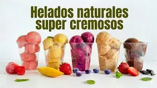 5 HELADOS 🍦 SALUDABLES  CREMOSOS VEGANOS FIT/ sin azúcar /sin máquina heladera
