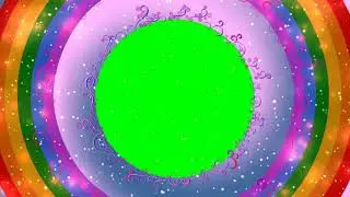 Complete 3D Slideshow 4K Rainbow Green Screen Full HD