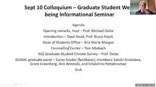 Colloquium: Graduate Student Well-being Informational Seminar