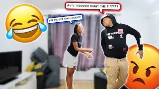 GRABBING MY BOYFRIEND’S CHEEKS FOR 24 HOURS *GONE WRONG*