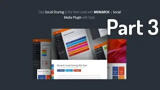 How to Use the Social Media Plugin Monarch from Elegant Themes Tutorials Part 3