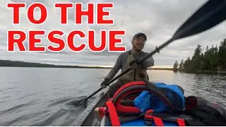 Saving my friend from starving in laverendry Park - Canoe camping circuit  34