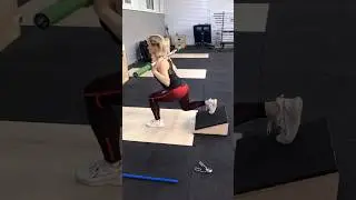 Выпады с подставки #спортзал