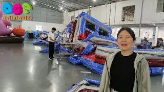 Follow Macy to check out Ace Inflatables Factory, see what quality details you can find