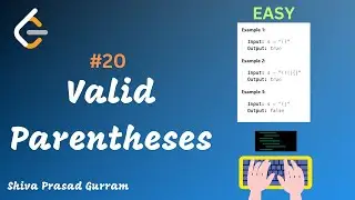 #3 - Valid Parentheses - Leetcode 20 - Stack