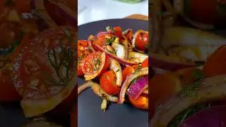 Ну слииишком вкусная закуска из помидоров 🔥 #рецепты #закускаизпомидор #помидорырецепт