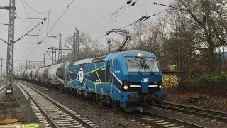 Freight trains at Hamburg Harburg - 30/11/22