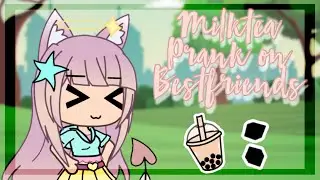 Milktea Prank on Bestfriends || Gacha Life Prank Wars || Zzabel Azter ||