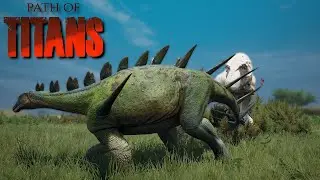 Path Of Titans Dinosaur Growth And PvP- Kentro Update!