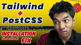 ⚡️ Tailwind CSS + PostCSS Installation ( issue Fixed) 💯 | Complete Step-By-Step Guide | 2025