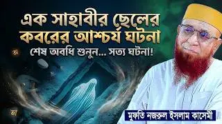 এক সাহাবীর ছেলের কবরের আশ্চর্য ঘটনা। নজরুল ইসলাম কাসেমী। Nazrul islam kasemi waz