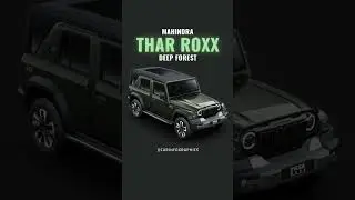 Mahindra Thar Roxx Deep Forest 💚