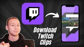 HOW TO DOWNLOAD TWITCH CLIPS ON YOUR iPhone!!! *Updated 2022