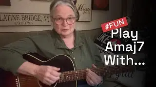 Lesson play Amaj7 Guitar Chord ** Fun Progression ** Finger-Style Acoustic  (Gibson L1)