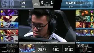 2017 北美LCS 第九周 2017 NALCS Week 9：LIQ vs TSM 第2场 2nd Game