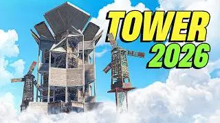 Tower Base. Strong 2x2 with Mini SHELL, Anti-Siege, Mini OPENCORE, [60 ROCKET] - rust base design