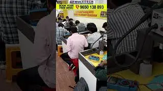 आज की क्लास Desktop RAM सेक्शन की रिपेयरिंग पर#multitechinstitute #computer #laptop #repairingcourse