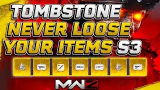 SOLO Tombstone Glitch MW3 NEVER LOSE YOUR ITEMS AGAIN Season 3 Reloaded MW3 Zombies