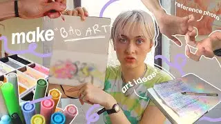 drawing old art ideas! BAD ART!!