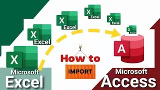 How to Import Data from Excel to Microsoft Access | How to Link Excel in Microsoft Access 