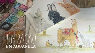 #007 Ilustração em Aquarela - aula