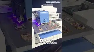 laser card printing UV DTF Printer #uvprinter #uvdtf #cardprinter  #shorts