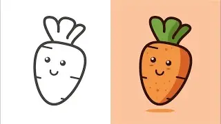 Praktek Pen, Shape Tool & Pathfinder di Adobe Illustrator | Cute Carrot