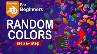 Random Coloring Pebbles in Blender Particle System 