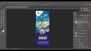 Thiết kế Standee du lịch bằng photoshop