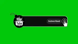 ✅Subscribe Button Winter Theme Green Screen | Winter Subscribe Button Green Screen