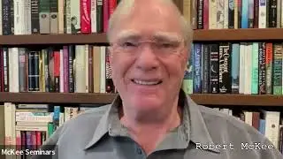 ROBERT McKEE on his NEW talk at MASTERS OF STORY 2023 in NYC with John Truby and Christopher Vogler.