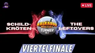 Viertelfinale "Schildkröten vs. The Leftovers" // 2. StockiVR Walkabout Mini Golf VR Turnier - LIVE