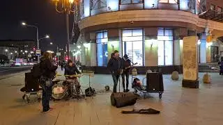 Уличные музыканты г.Москва, ул. Арбат композиция 