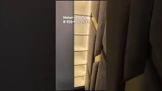 Пенал на заказ с вертикальной подсветкой с датчиком движения #mebel2024 #home