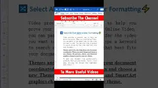 STOP Wasting Time! Select Similar Text with This EASY Shortcut 😮 MS Word Tips And Tricks 