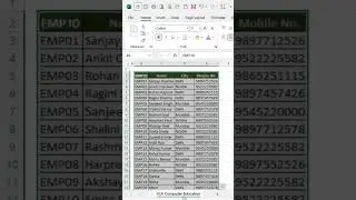Highlight Selected Row in Excel #excel #computer #laptop #pc #reels #shorts #viralvideo