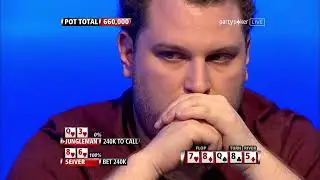 Jungleman Rocked by the Turn | Classic Hands - Premier League Poker | partypoker