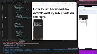 Fix Flutter Error A RenderFlex overflowed by  pixels on the right