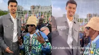 Ravens QB Lamar Jackson & NBA Star Victor Wembanyama DAZZLE At Paris Fashion Week