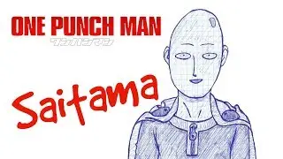 How to Draw - SAITAMA (One Punch Man) #34 /// Как нарисовать - САЙТАМА (One-Punch Man) #34
