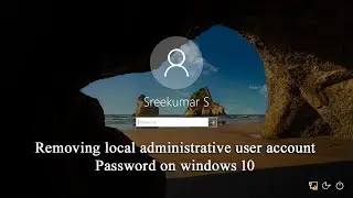 Hacking local administrator user account password on windows 10