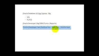 1  Introduction to Oracle Database, Developer and JDeveloper   Setup Database 10g Express and Enterprise Edition