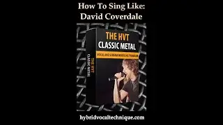 How To Sing Like: David Coverdale #shorts