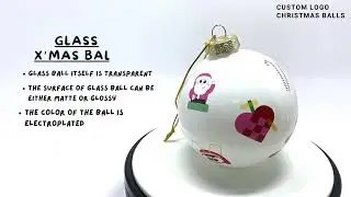 Wholesale Christmas Tree Decoration Customizable Ball Ornament for Holidays | Jin Sheu | Promotional