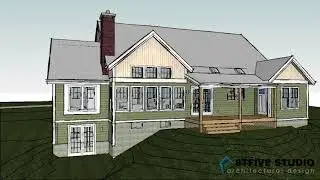 2300 SF New England Home Animated Walk-through
