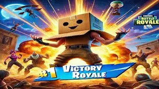 Winning In Fortnite As A Box! 📦