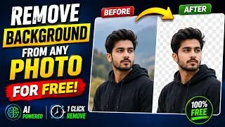 How to Remove Background from Any Photo for FREE | AI Background Remover
