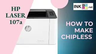 How to make Laser printer HP 107A, 107R, 107W chipless | INKCHIP FIX Reset Firmware